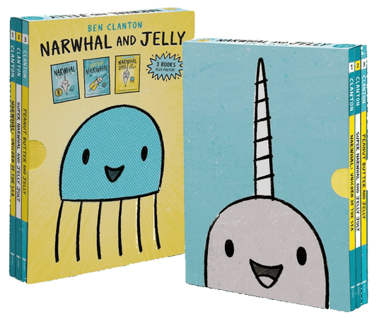 Narwhal and Jelly Box Set (Paperback Books 1, 2, 3, and Poster)