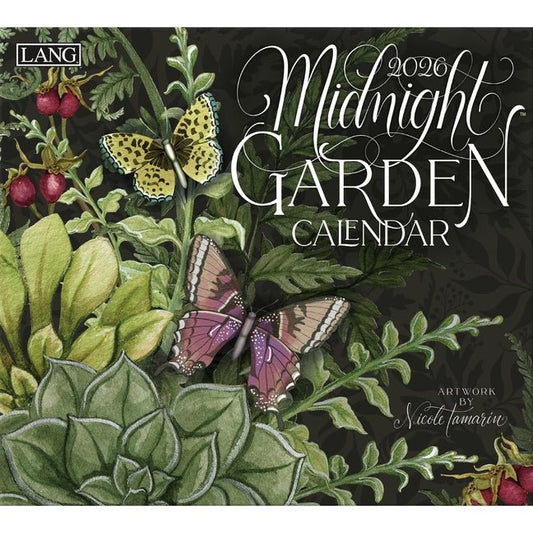 Midnight Garden 2026 Wall Calendar - Ingram