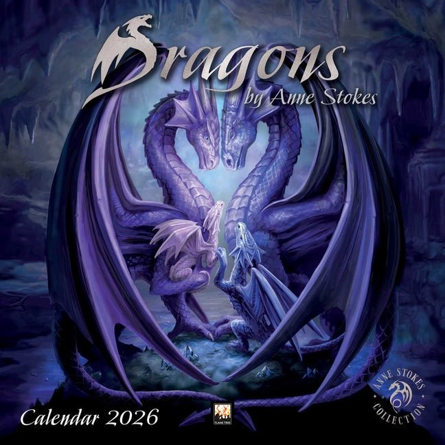 Dragons by Anne Stokes Wall Calendar 2026 (Art Calendar) - Ingram
