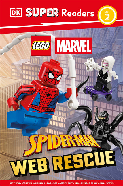 DK Super Readers Level 2 Lego Spider-Man Web Rescue