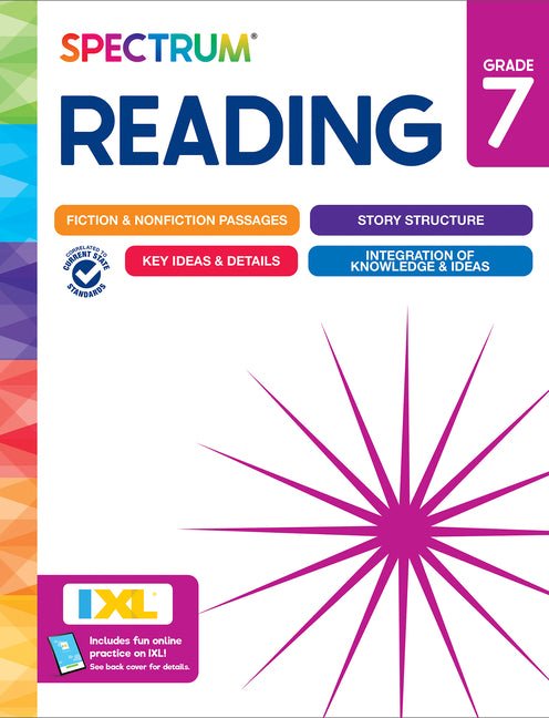Spectrum Reading Workbook, Grade 7 - Ingram
