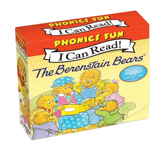 The Berenstain Bears 12-Book Phonics Fun!: Includes 12 Mini-Books Featuring Short and Long Vowel Sounds