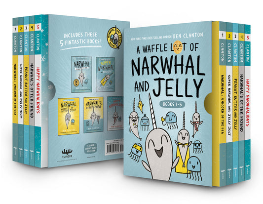 Waffle Lot of Narwhal and Jelly (Hardcover Books 1-5) - Ingram