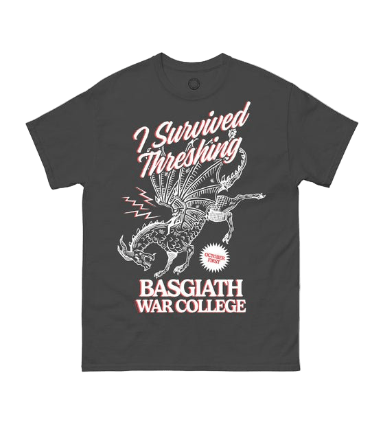 Rebecca Yarros's Fourth Wing: I Survived Threshing Unisex T-Shirt