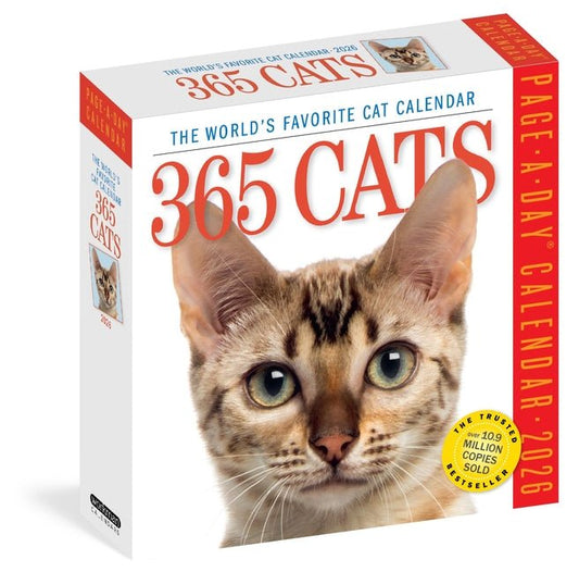 365 Cats Page-A-Day(r) Calendar 2026: The World's Favorite Cat Calendar - Ingram