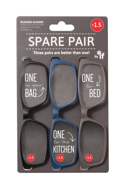 Spare Pair Reading Glasses +1.5 - Ingram
