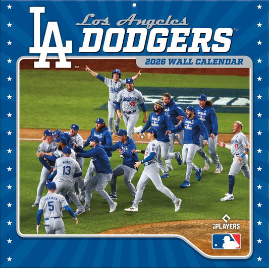 Los Angeles Dodgers 2026 12x12 Team Wall Calendar - Ingram