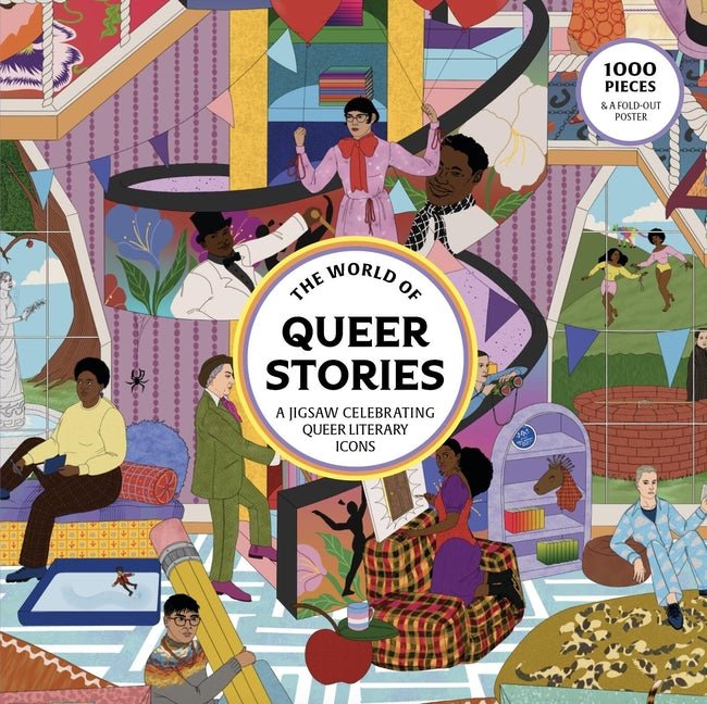 The World of Queer Stories a 1000-Piece Jjigsaw: Celebrating LGBTQ+ Literary Icons - Ingram