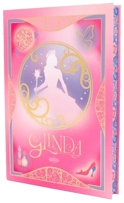 Pink book cover with silhouette of a princess and 'Gilda' text