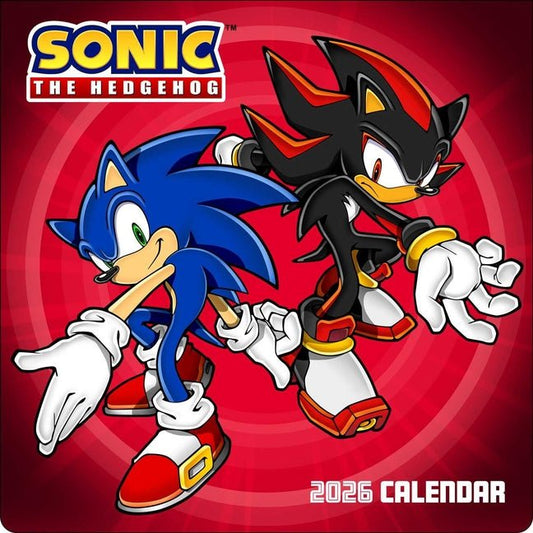 Sonic the Hedgehog 2026 Wall Calendar - Ingram