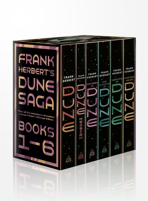 Frank Herbert's Dune Saga 6-Book Boxed Set: Dune, Dune Messiah, Children of Dune, God Emperor of Dune, Heretics of Dune, Andchapterhouse: Dune - Ingram