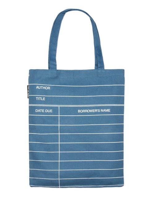 Library Card (Denim) Tote Bag - Ingram
